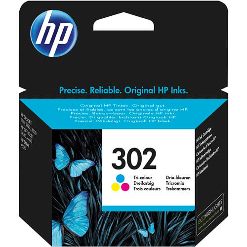 Tinta Hp F6u65ae Nº 302 Tricolor | Quonty.com | F6U65AE