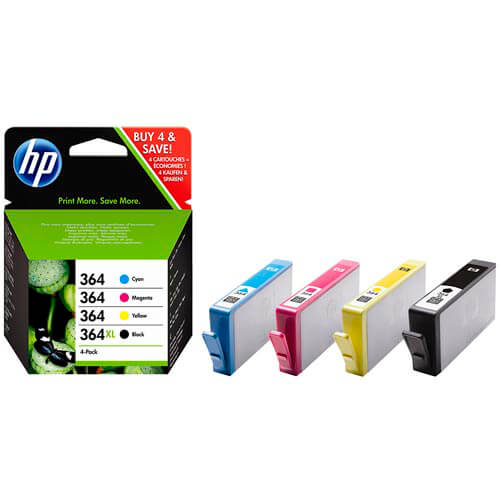 Tinta Hp N9j73ae / J3m82ae / Sd534 Pack Nº 364 Negro / Color | Quonty.com | N9J73AE