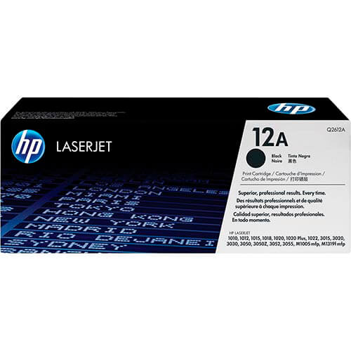 Toner Hp Q2612a Nº12a Negro 2.000pag | Quonty.com | Q2612A