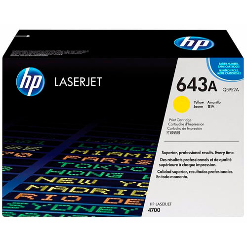 Toner Hp Q5952a Nº643a Amarillo 10.000pag | Quonty.com | Q5952A