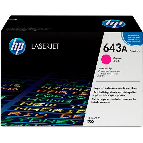 Toner Hp Q5953a Nº643a Magenta 10.000pag | Quonty.com | Q5953A