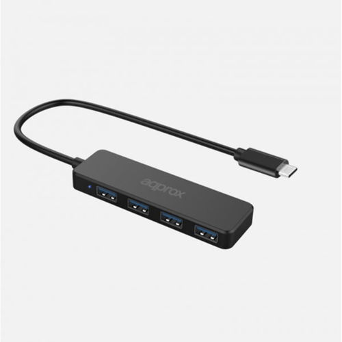 Hub Approx Appc54usb-C A 4ptos Usb3.0 | Quonty.com | APPC54
