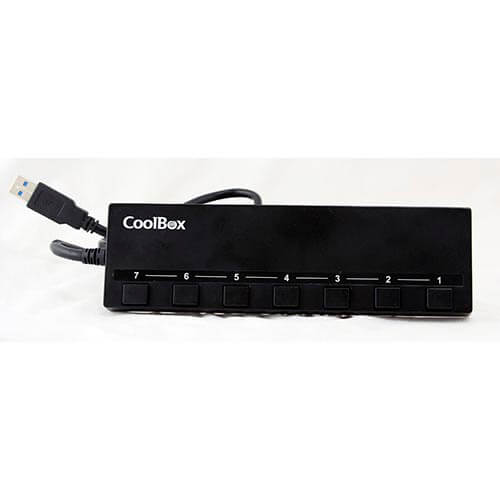 Hub Coolbox 7 Ptos (4 Usb3.0) | Quonty.com | HUBCOO356A