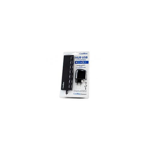 Hub Coolbox 7 Ptos (4 Usb3.0) | Quonty.com | HUBCOO356A