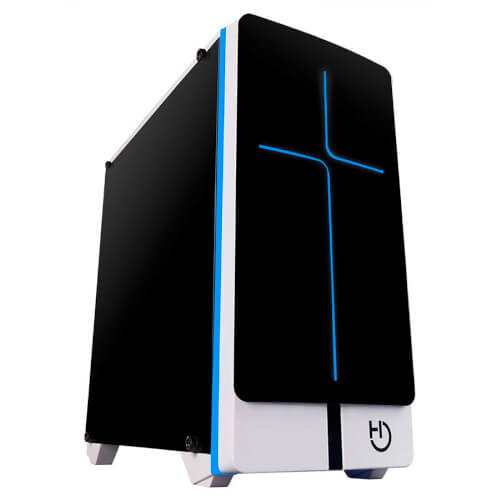 Caja Semitorre/Matx Hiditec Ng-X2 Usb3.1 Negro/Blanco | Quonty.com | CHA010010