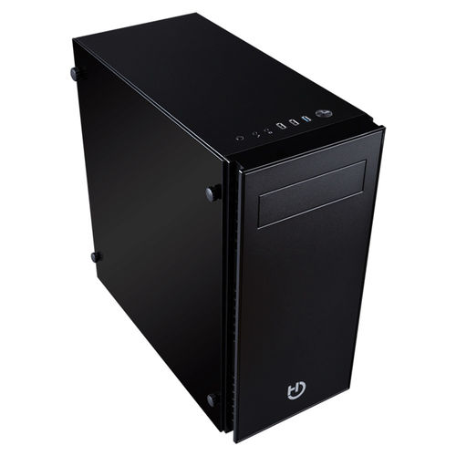 Caja Semitorre Hiditec Ng-Vx Usb3.0 2usb2.0 S/Fuente Negro | Quonty.com | CHA010016