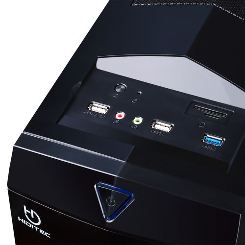 Caja Semitorre/Matx Hiditec Ng-X1 Usb3.0 Negro | Quonty.com | CHA010004