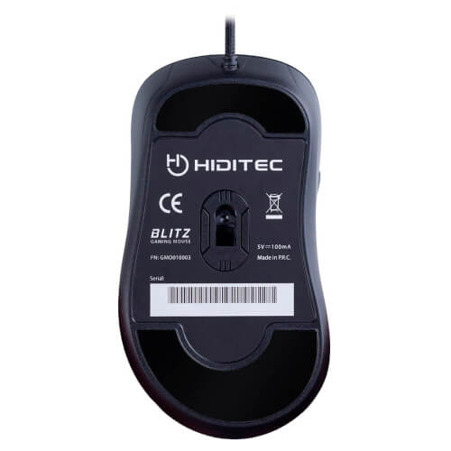 Raton Hiditec Gaming Blitz 3500dpi Usb Negro | Quonty.com | GMO010003