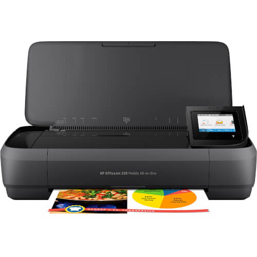 Multifuncion Portatil Hp Officejet 250 Mobile Aio Wifi Negro | Quonty.com | CZ992A
