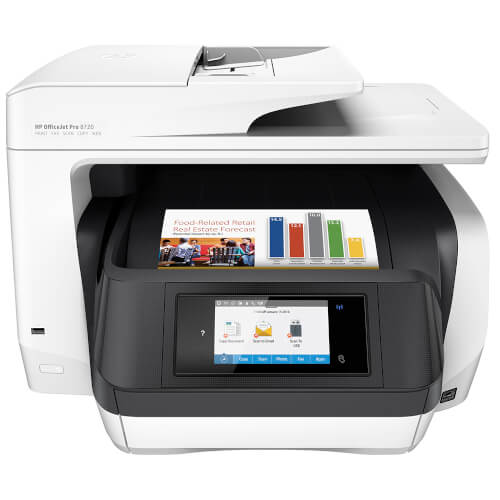 Impresora Tinta Multifunción Hp Officejet Pro 8720 Ethernet | Quonty.com | D9L19A