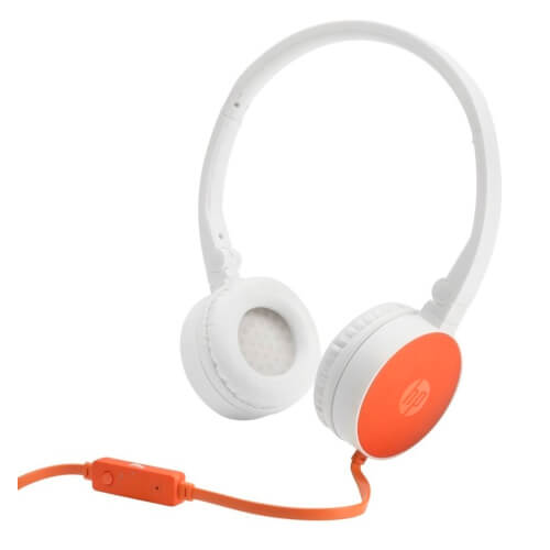 Auriculares C/Micrófono Hp H2800 Naranja | Quonty.com | F6J05AA