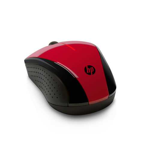Ratón Hp X3000 Inalámbrico Rojo Brillante | Quonty.com | N4G65AA