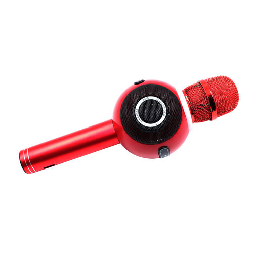 Microfono Karaoke Iconsinger Proparty Radio Led-Rgb Bt Red | Quonty.com | ISPROPARTYRD