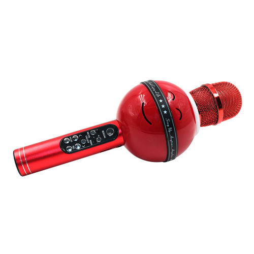 Microfono Karaoke Iconsinger Proparty Radio Led-Rgb Bt Red | Quonty.com | ISPROPARTYRD