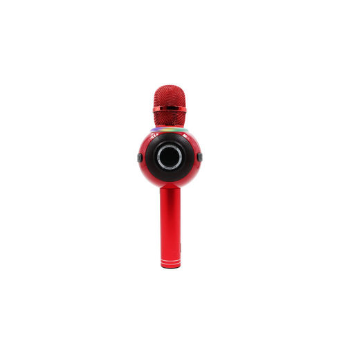 Microfono Karaoke Iconsinger Proparty Radio Led-Rgb Bt Red | Quonty.com | ISPROPARTYRD