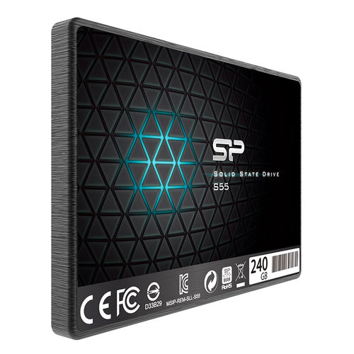 Ssd Silicon Power Slim S55 2.5'' 240gb Sata3 7mm | Quonty.com | SP240GBSS3S55S25
