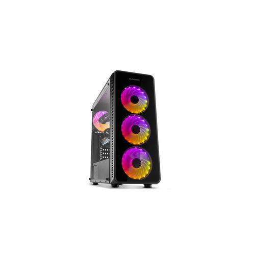 Caja Semitorre Nox Hummer Tgm S/Fuente Usb3.0 Negro Rgb | Quonty.com | NXHUMMERTGM
