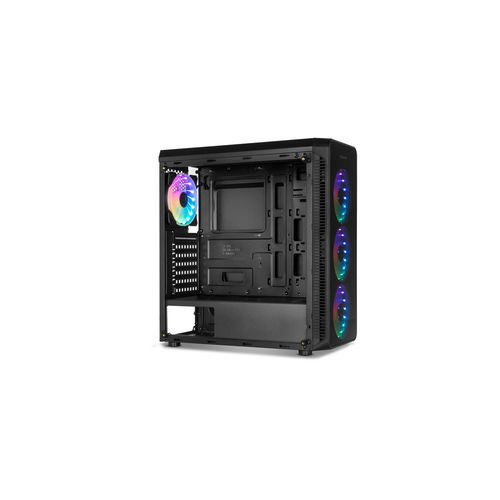 Caja Semitorre Nox Hummer Tgm S/Fuente Usb3.0 Negro Rgb | Quonty.com | NXHUMMERTGM