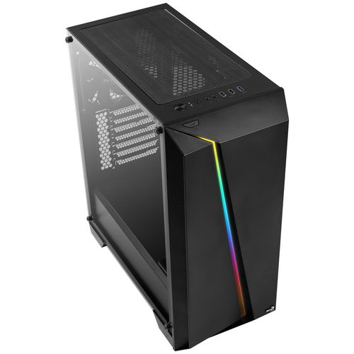 Aerocool Semitorre/Atx Cylon Pro Atx Cristal Templado | Quonty.com | CYLONPROBG