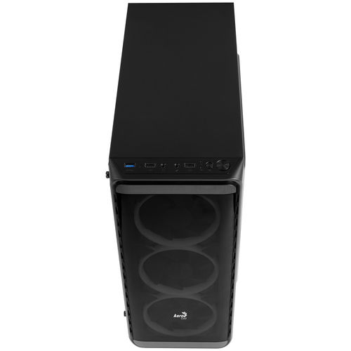 Caja Semitorre Aerocool Si-5200 S/Fuente Usb3.0 Led Rgb Atx | Quonty.com | SI5200RGB