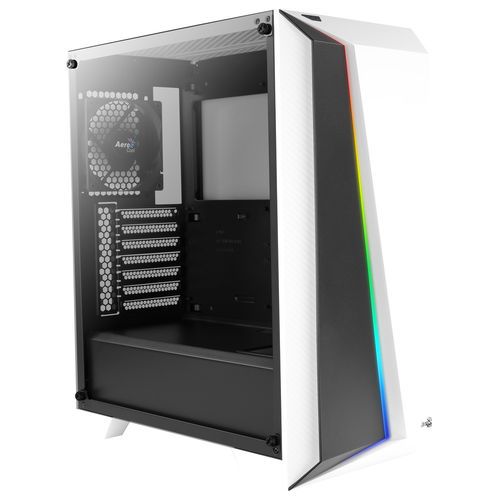 Caja Semitorre Aerocool Cylon Pro Atx S/Fuente Usb2.0 Blanco | Quonty.com | CYLONPROWG