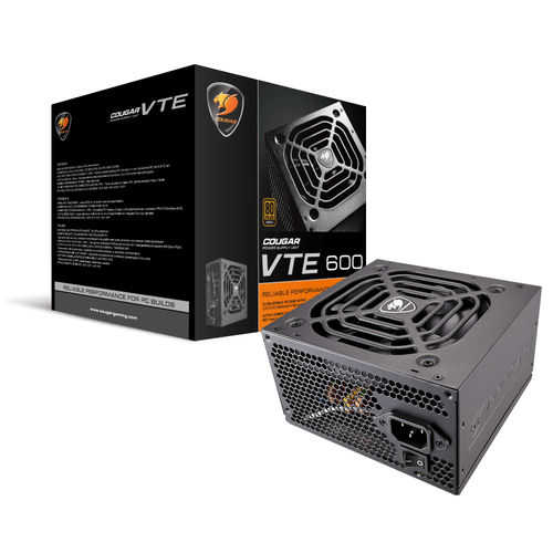 Fuente Cougar Vte600 600w 80plus Bronce Atx | Quonty.com | 31VE060.0003P
