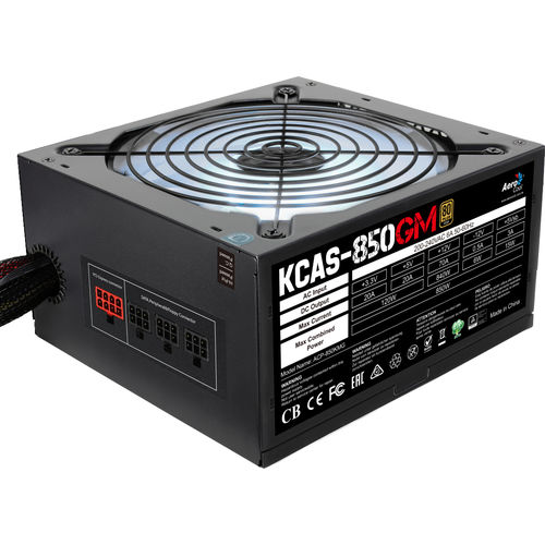 Fuente Aerocool Kcas 850gm 80+ Gold Modular Atx | Quonty.com | KCAS850GM
