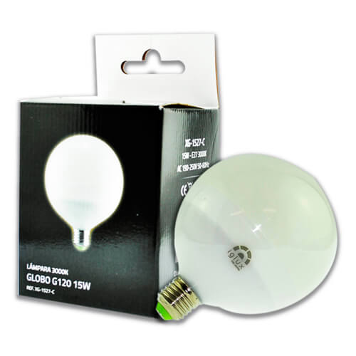 Bombilla Globo Iglux Xg-1527-N 15w | Quonty.com | XG-1527-N