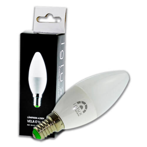 Bombilla Vela Iglux Xv-0514-N 5w | Quonty.com | XV-0514-N