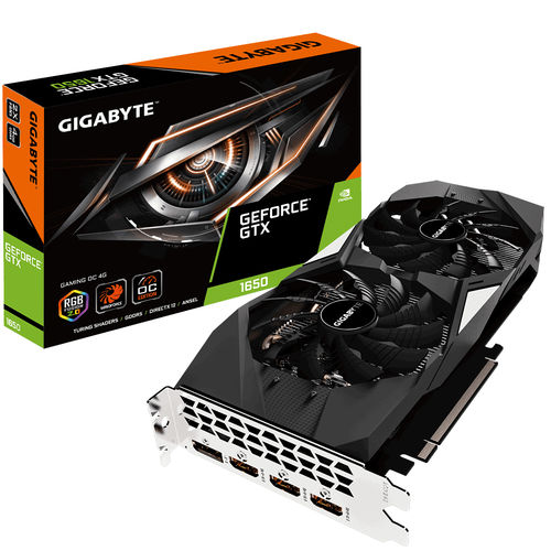 Tarjeta Grafica Gigabyte Gtx 1650 Gaming Oc 4g 4gb Gddr5 | Quonty.com | GV-N1650GAMING OC-4GD