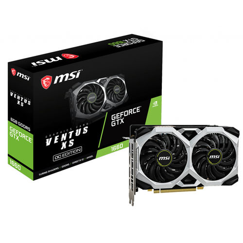 Tarjeta Grafica Msi Gtx 1660 Ventus Xs 6gb Oc Ddr5 | Quonty.com | 912-V379-014
