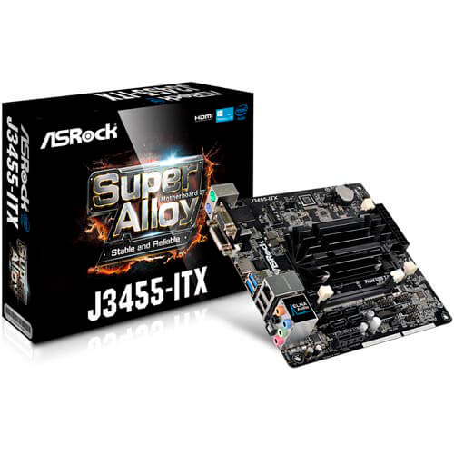 Placa Asrock J3455-Itx Cpuinboard Intel Ddr3 Pcx Mini-Itx | Quonty.com | 90-MXB3W0-A0UAYZ