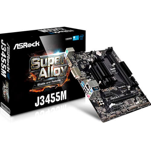 Placa Asrock J3455m Cpuinboard Intelj3455 Ddr3 Hdmi Pcie2.0 | Quonty.com | 90-MXB450-A0UAYZ