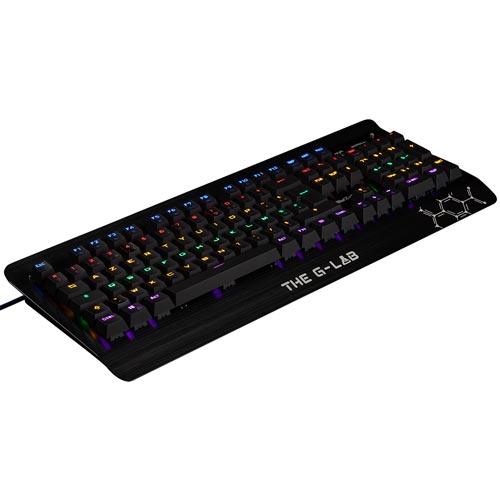 Teclado The G-Lab Keyz Meca Usb Negro Mecanico | Quonty.com | KEYZ-MECA/SP
