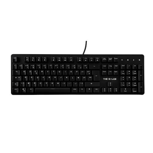 Teclado The G-Lab Keyz-Rubidium/Sp Usb Negro Mecanico | Quonty.com | KEYZ-RUBIDIUM/SP