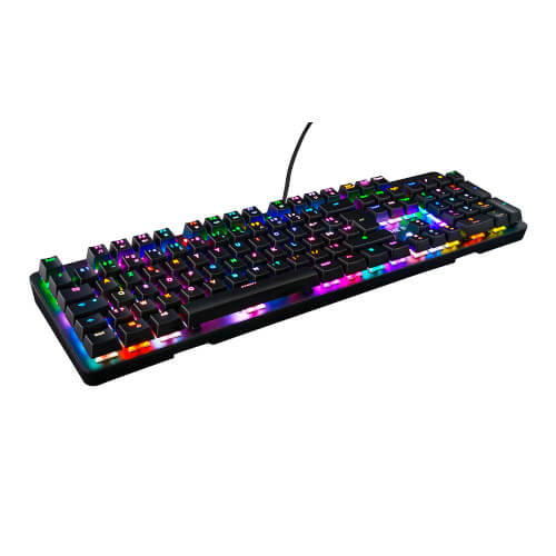 Teclado The G-Lab Keyz-Rubidium/Sp Usb Negro Mecanico | Quonty.com | KEYZ-RUBIDIUM/SP