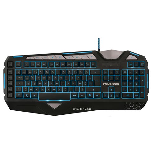 Teclado The G-Lab Keyz 300 Usb Negro | Quonty.com | KEYZ300/SP