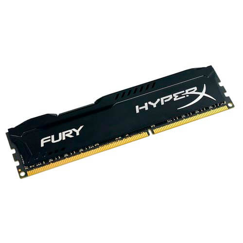 Kingston Ddr3 4gb 1600hz Cl10 Hyperx Fury Black | Quonty.com | HX316C10FB/4