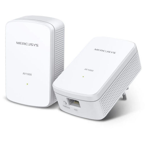 Kit 2 Plc/Powerline Mercusys Mp500kit Rj45-1000mbps | Quonty.com | MP500KIT