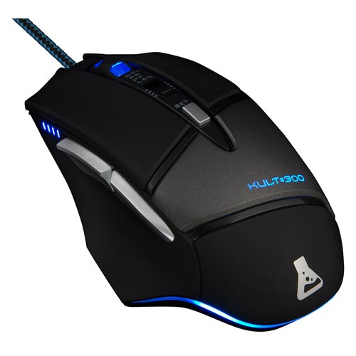 Raton The G-Lab Kult 300 Optico 4000dpi Usb Negro | Quonty.com | KULT300