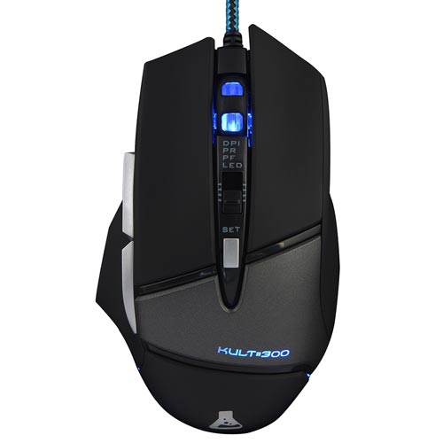 Raton The G-Lab Kult 300 Optico 4000dpi Usb Negro | Quonty.com | KULT300