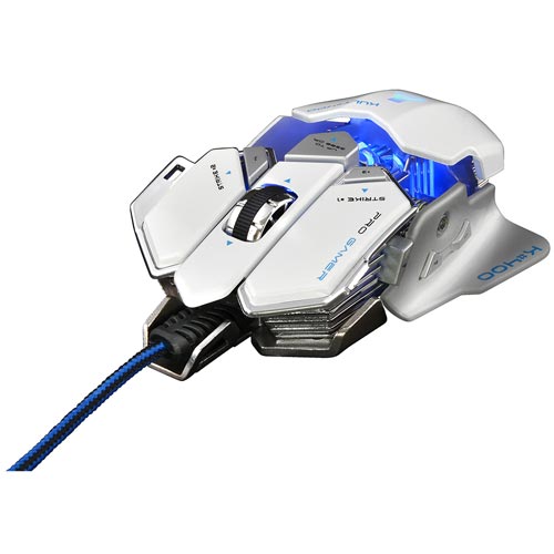Raton The G-Lab Kult 400 Optico 3500dpi Usb Blanco | Quonty.com | KULT400/W