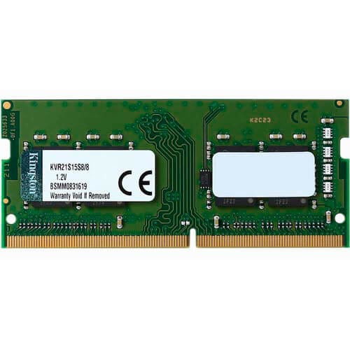 Memoria Kingston Sodimm Ddr4 8gb 2133hz Cl15 1.2v | Quonty.com | KVR21S15S8/8