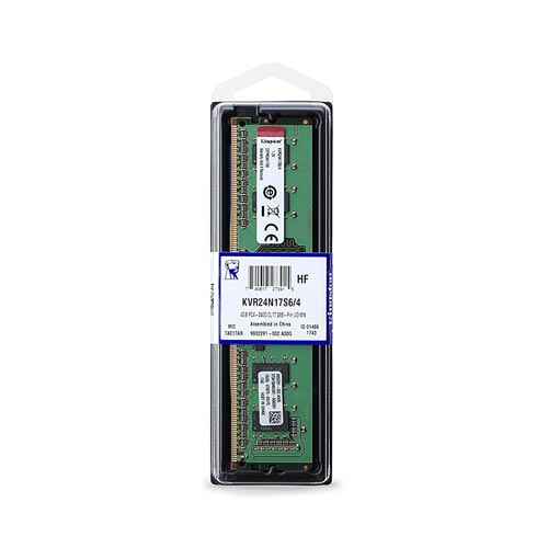 Kingston Ddr4 4gb 2400mhz Cl17 | Quonty.com | KVR24N17S6/4
