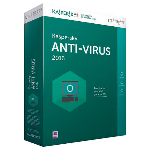 Antivirus Kaspersky 2016 1l | Quonty.com | KL1167SBAFS