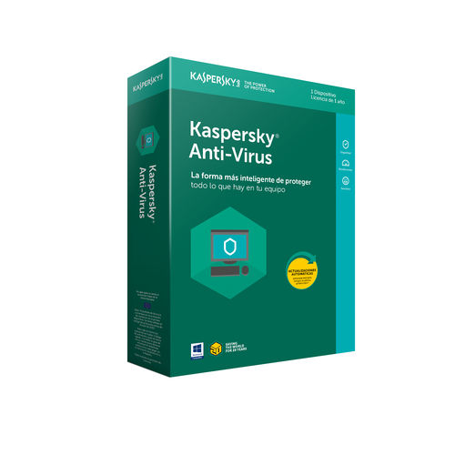 Antivirus Kaspersky 2019 - 1 Licencia / 1 Año - No Cd | Quonty.com | KL1171S5AFS-9