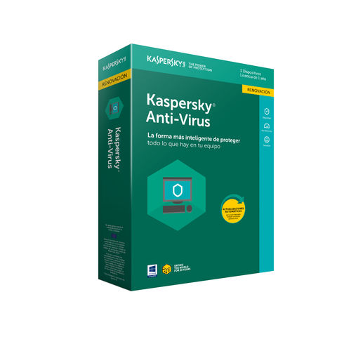 Antivirus Kaspersky 2019 - Renovación 3 Licencias / 1 Año | Quonty.com | KL1171S5CFR-9