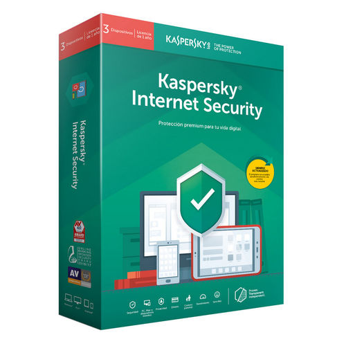 Antivirus Kaspersky Internet Security 2019 - 3 Licencias | Quonty.com | KL1939S5CFS-9