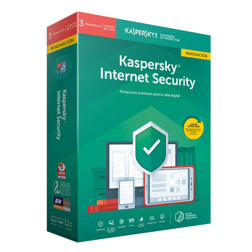 Antivirus Kaspersky Internet Security 2019 3 Licencias 1 Año | Quonty.com | KL1939S5CFR-9