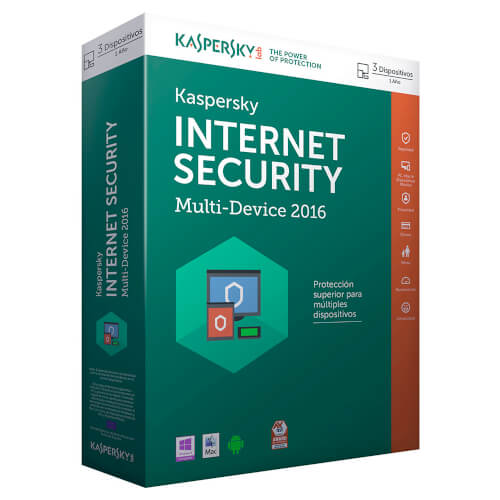 Antivirus Kaspersky Internet Security Multi Device 2016 3l | Quonty.com | KL1941SBCFS-6